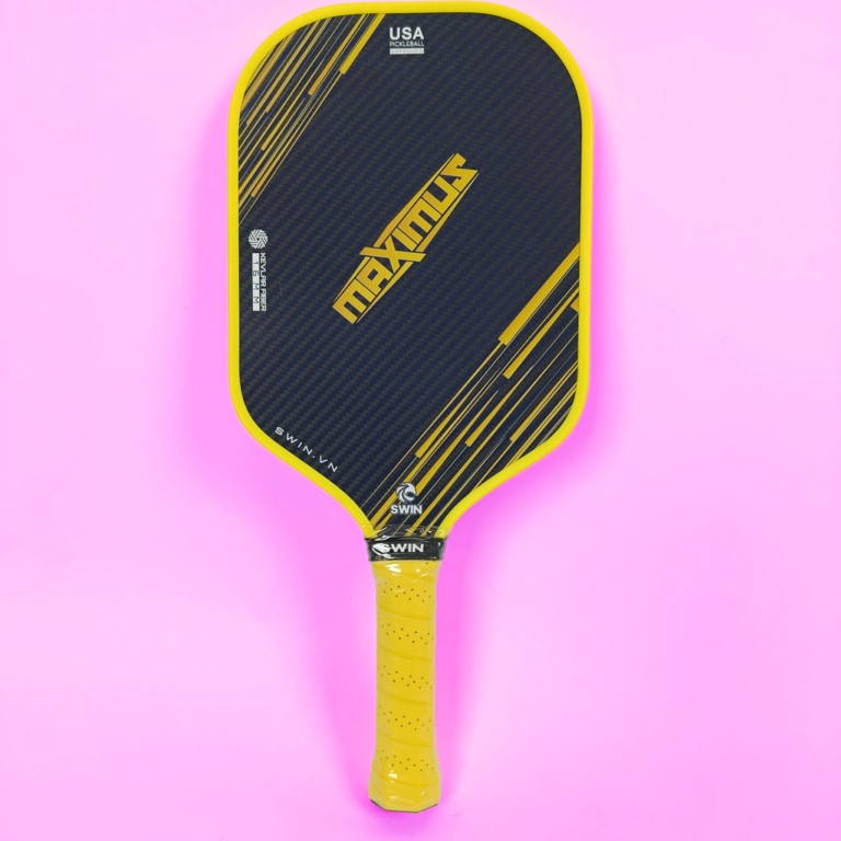 Vợt Pickleball Swin Maximus Carbon Kevlar (Vàng)