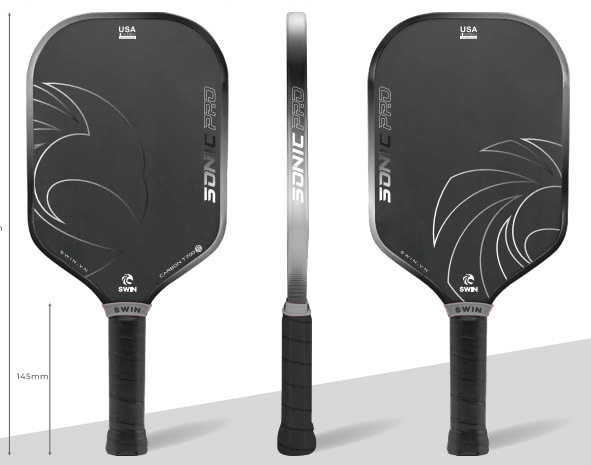 Vợt Pickleball Swin Sonic Pro (Trắng Bạc)