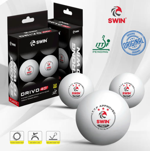Bóng Bàn Thi Đấu Swin Drivo 40+