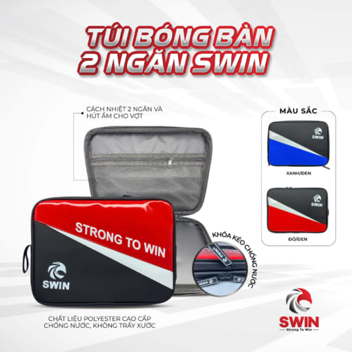 Túi Bóng Bàn Swin Luxury – Vuông