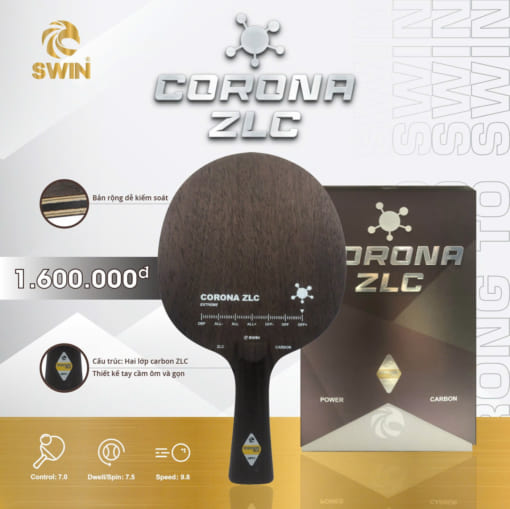 Cốt Vợt Bóng Bàn Swin Corona ZLC
