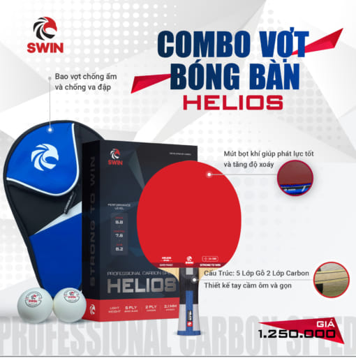 Vợt Bóng Bàn Helios 2023